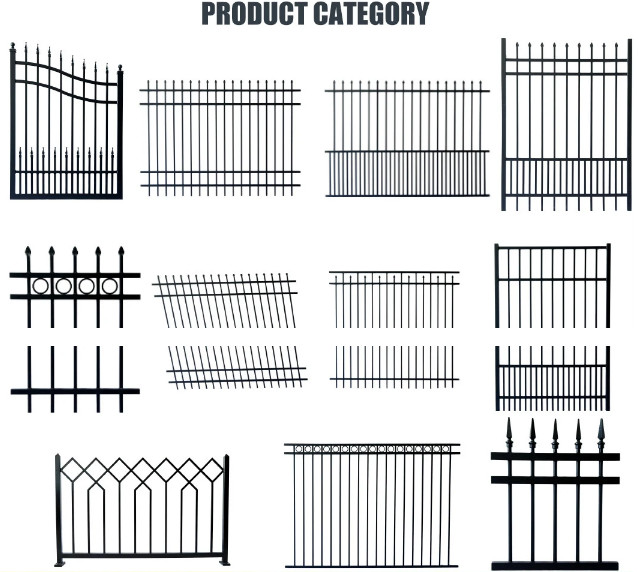 Galvanized Welded 1.8x2.4m Tubular Steel Fence OHSAS Approval