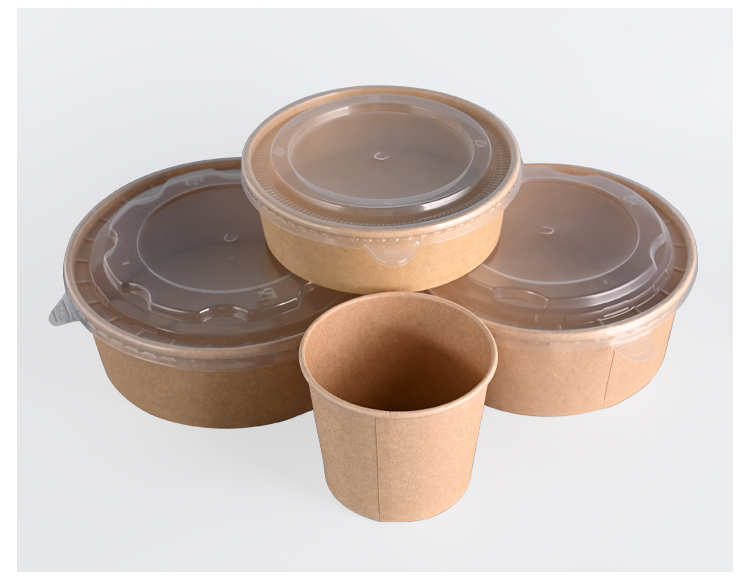 Portable Durable Cardboard Food Containers Paper Food Storage Containers
