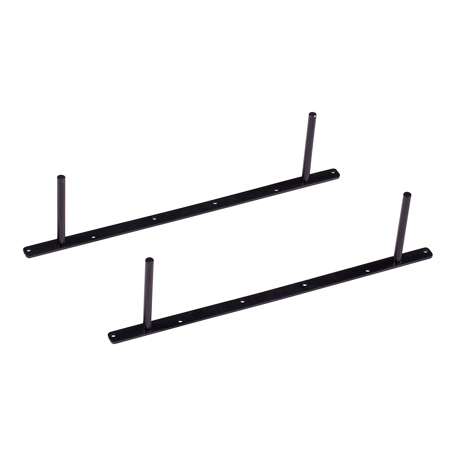 White Heavy Duty Steel Hidden Mantel Hardware for Long Floating Shelf and Mantel Support