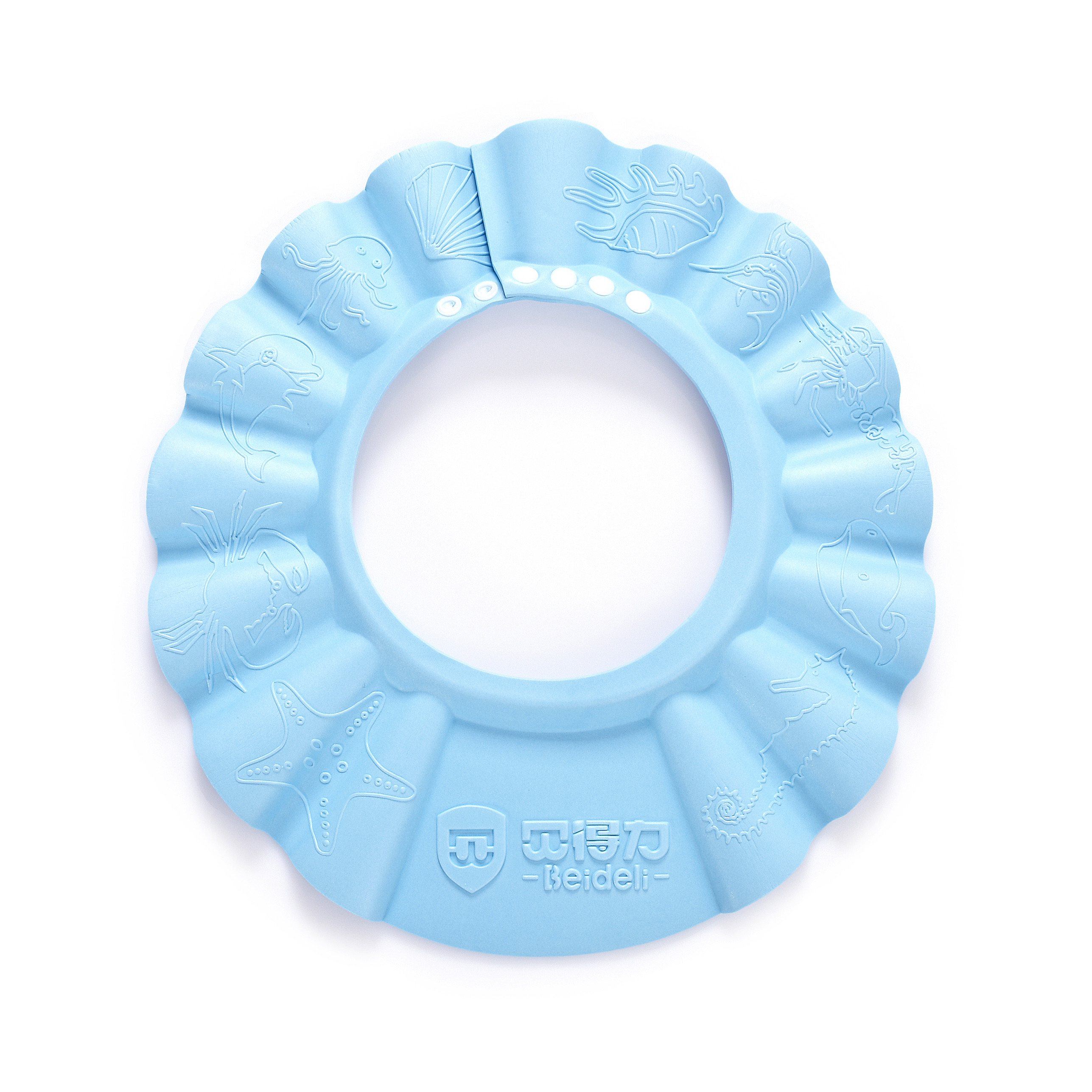 Adjustable EVA ABS Baby Shampoo Hat Eye Protector SGS