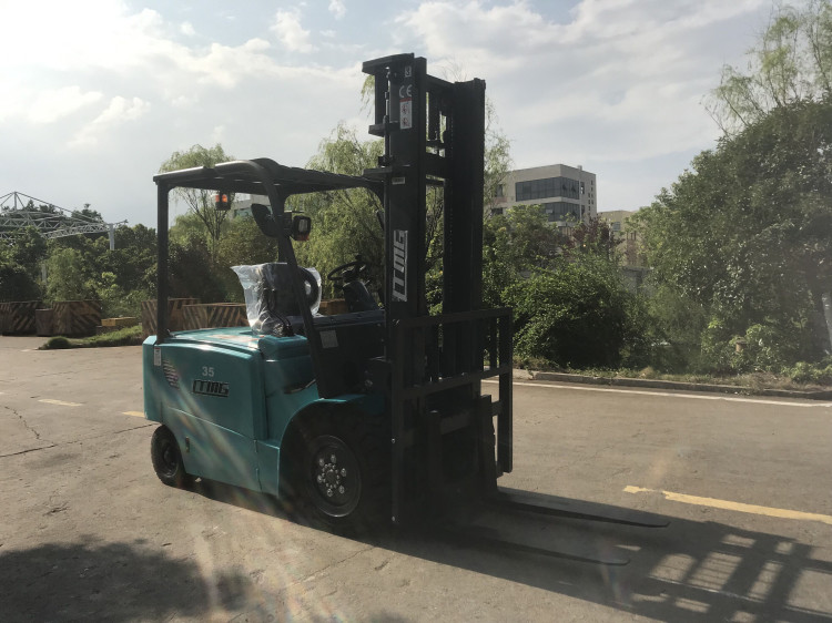 LTMG electric forklift 3.5ton 3ton 2.5ton 2ton blue solid tires side shift optional 3000mm mast