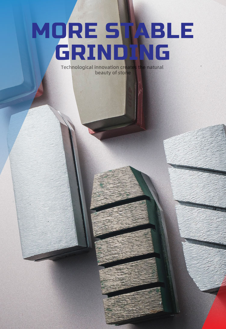 Resin Binder Diamond Fickert Abrasive Grinding Block for Granite Slabs Polishing