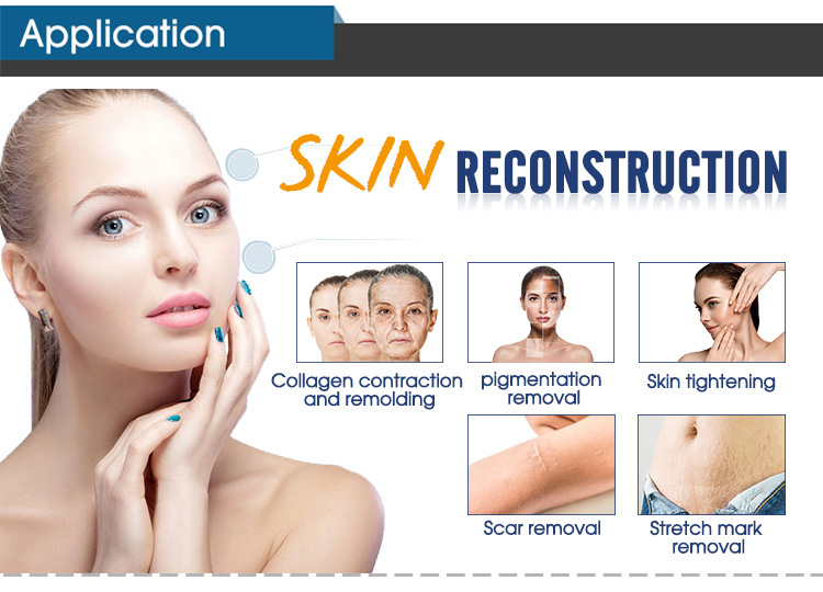 4 Handles Skin Rejuvenation Machine 60W Fractional CO2 Laser Device