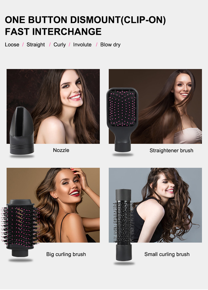 Oem One Step Hair Dryer And Styler Volumizer Ionic 4 In 1 Lightweight