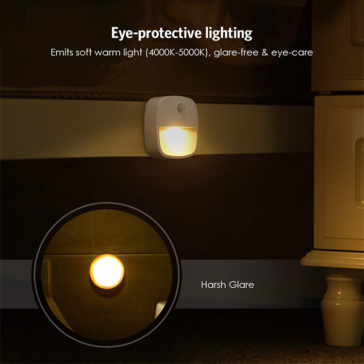 0.5W Stair Magnet Motion Sensor Wall Light Indoor Cordless Battery Powered