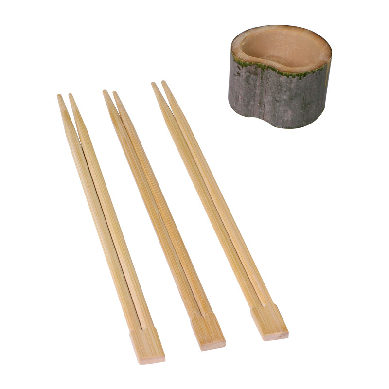 Custom Japanese Disposable Bamboo Chopsticks Twin Chopsticks With Logo