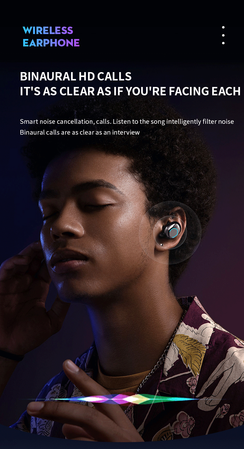 2000mAh Power Bank TWS Earphones with IPX-4 Waterproof Standard and Wireless Technology