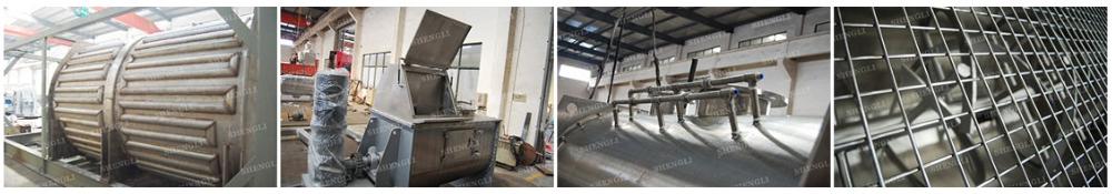 Powder Mixing Ribbon Blender Machine Ss316L For Construction Line