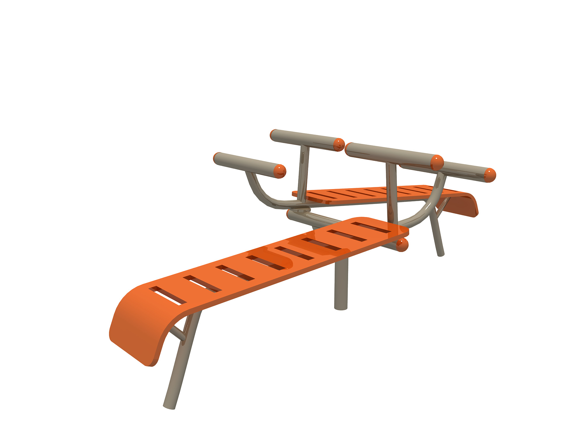 China Hot Sale Two Person Sit Up Bench Outdoor Fitness Equipment for Sale HD-12606