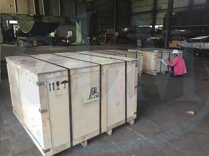 Carbon Steel 2:1 Ellipsoidal Dished Head Dish End Diameter 11000mm Thick 58mm