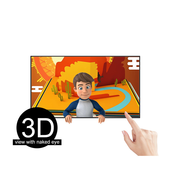 10.1" Eye Tracking 3D Display Monitor Single Viewpoint PCAP Touch No Glasses LCD Advertising Player