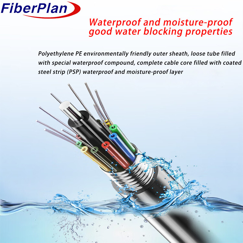 Armored Anti Rodent Stranded Loose Tube Outdoor Cable GYTA