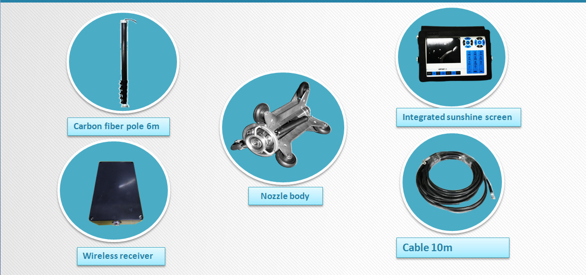Digital CCTV Water Jet Drain Cleaner / Waterproof High Pressure Drain Cleaner