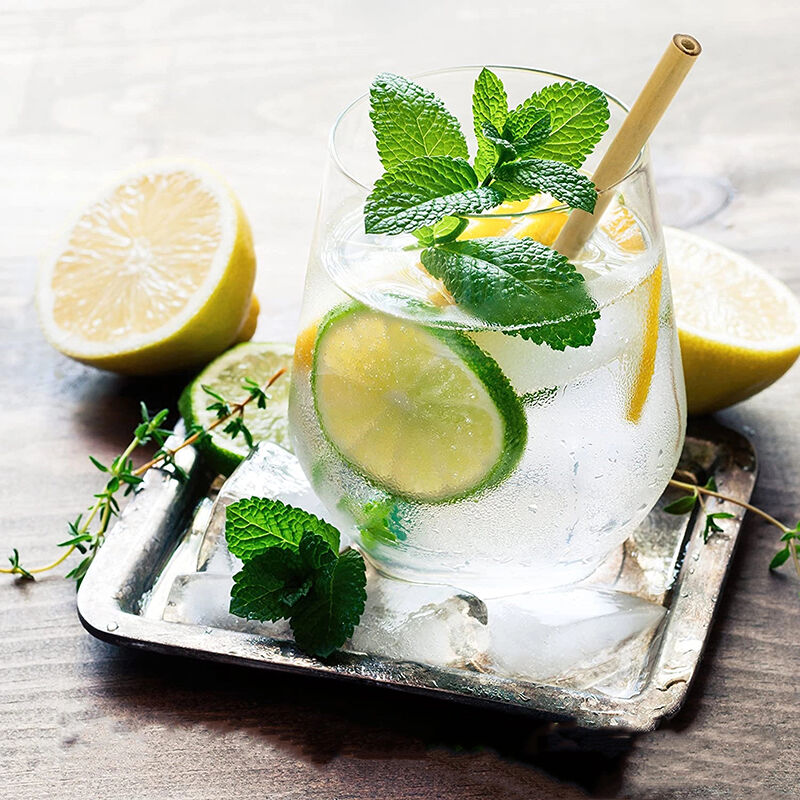 Durable, Biodegradable, and Earth-Friendly Bamboo Straws for Drinking