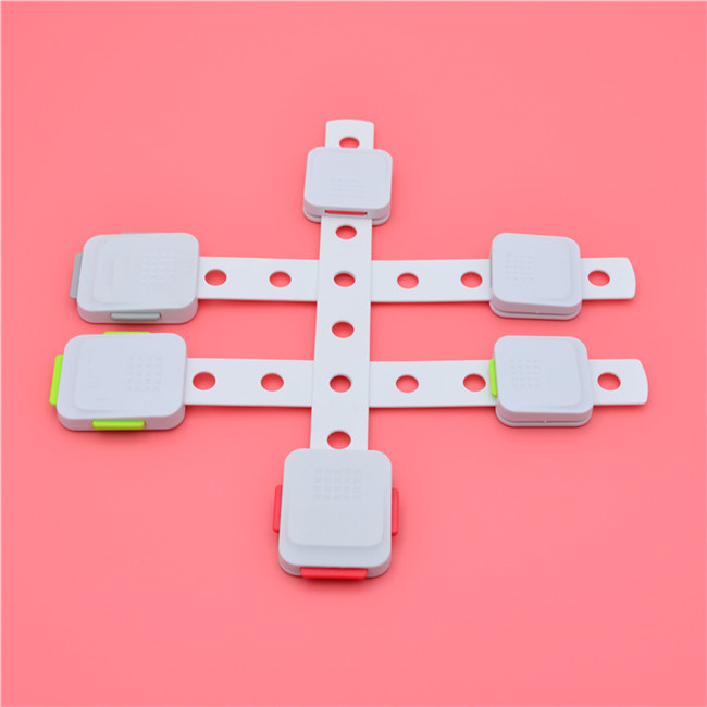 20cm Length Child Safety Cabinet Locks Pink Seal Strap Security Cupboard Locking