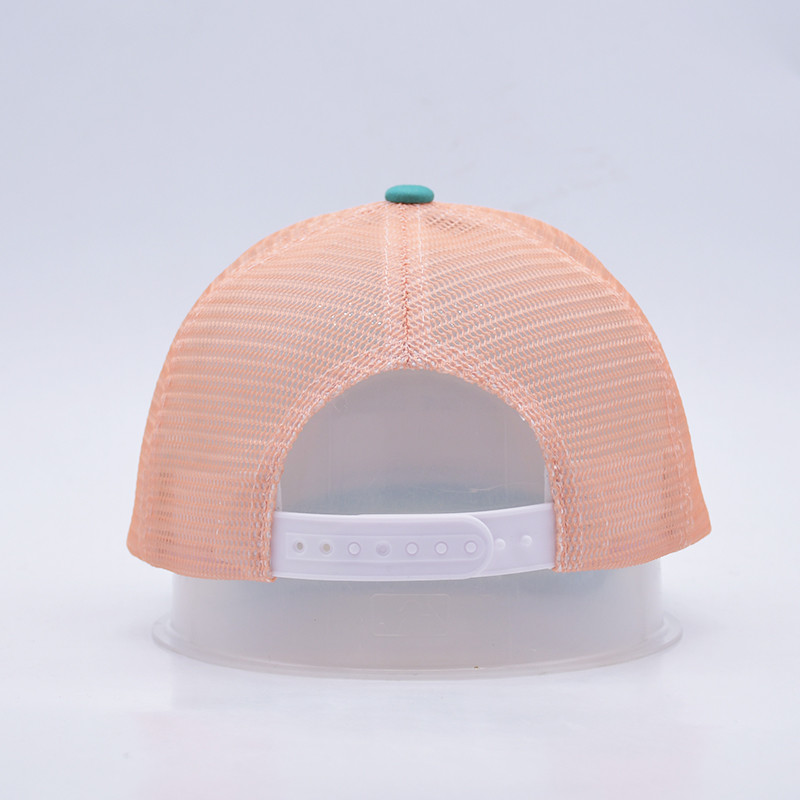 factory price Six Panel Constructured Trucker Baseball Cap Match The Fabric Color
