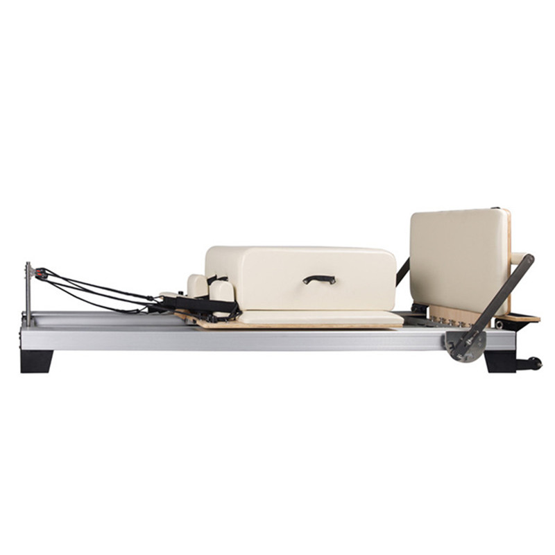 Pilates use Aluminium pilates reformer pilates with half trapeze core bed