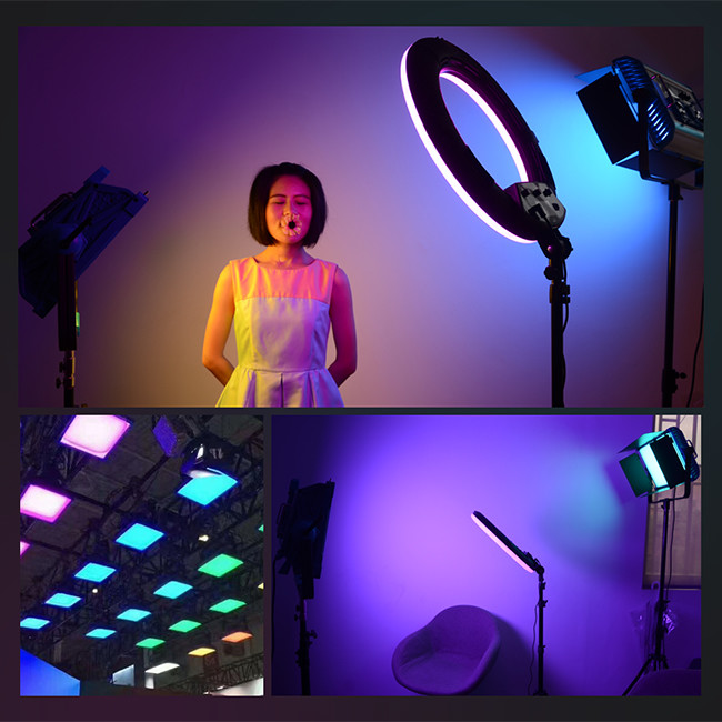 Factory price 180W 2800k-9990k with remote control led video light for photography RGB LED Video Light