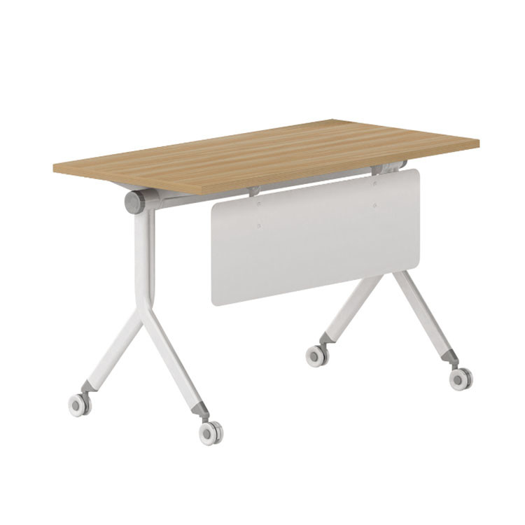 63 Inch Foldable Training Table Wooden School Desk For Classroom