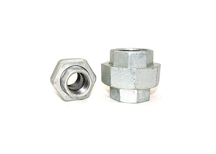 Electrical Galvanized Malleable Iron Unions Coupling Pipe Fitting Eco Friendly