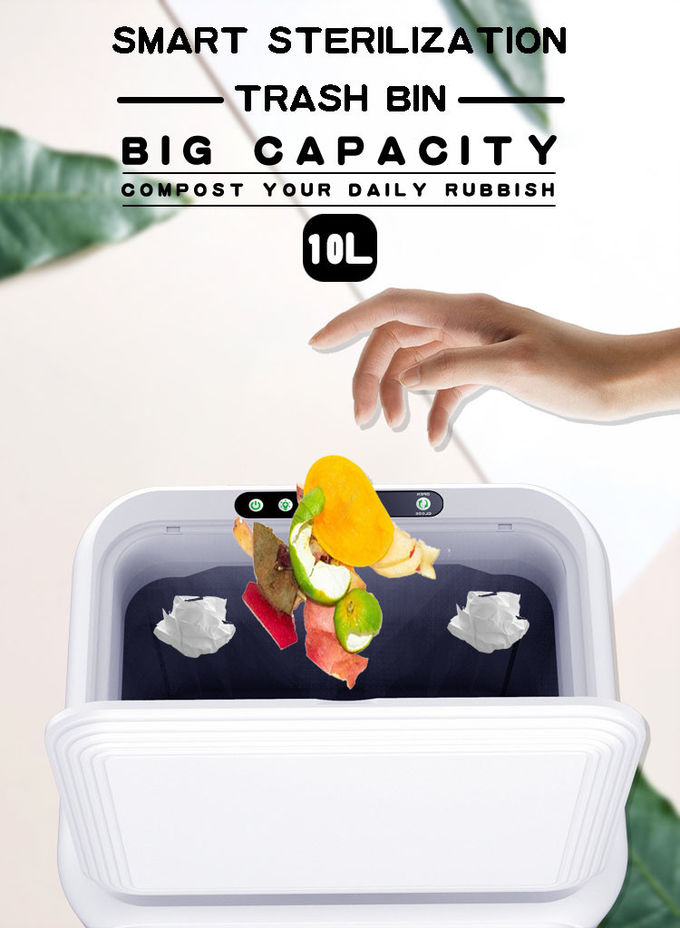 Automatic Kitchen Smart Home Products ABS PP Intelligent Trash Bin