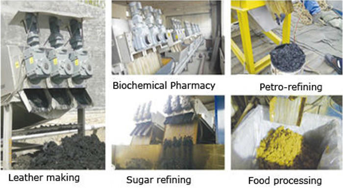 Dairy Factory Multi Disc Screw Press Dewatering For Waste Water Treatment ISO9001