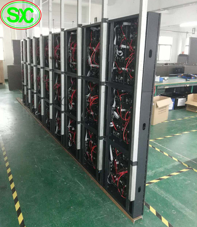 Advertising P4 Indoor Full Color LED Display Wall Front Service With Magnet