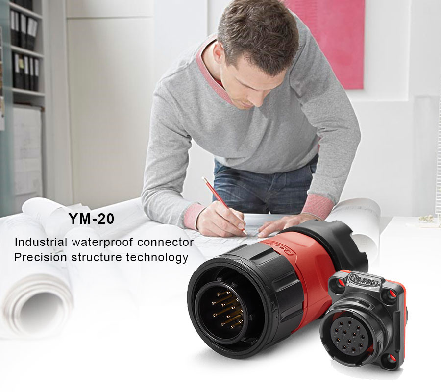 Hot Sale 12Pin Wire Harness Sockets Connector XLR Heavy Duty Connector for Automatic Device