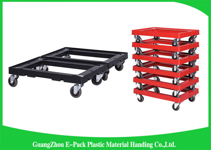 Platform Truck Plastic Moving Dolly With Strong ABS Construction PD Series
