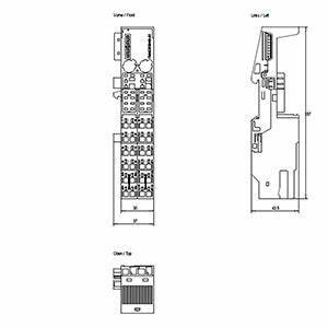 Siemens 6ES7193-4CA40-0AA0 5 universal terminal modules TM-E15S26-A1 for ET 200S for electronic modules 1