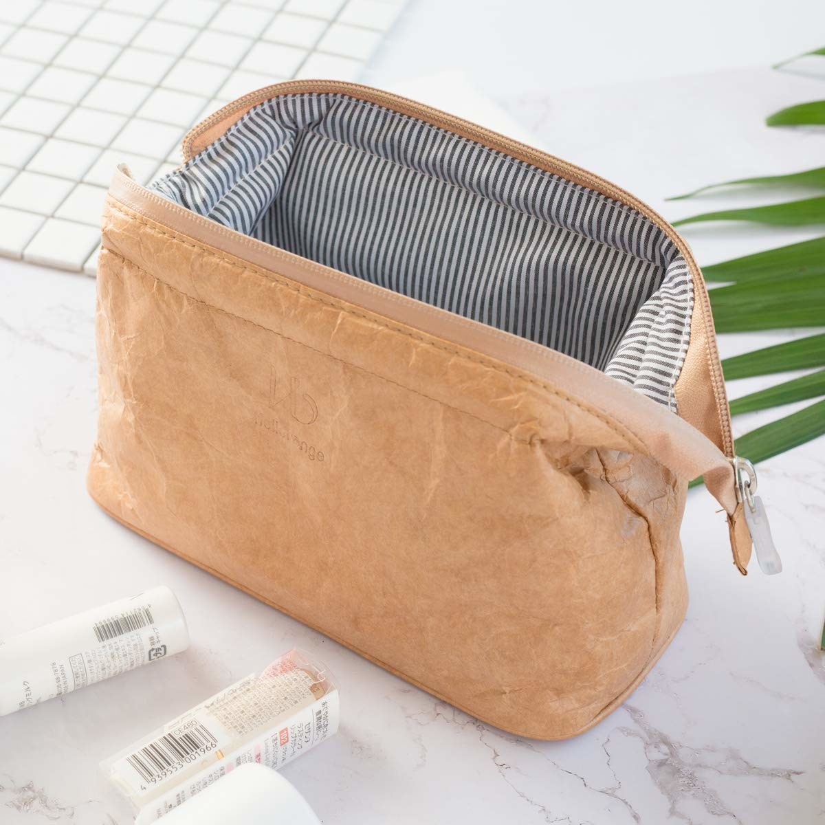Tyvek Paper Ultralight Cosmetic Organizer Bag Tough And Durable Multi Use