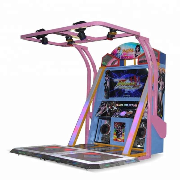 Quality arcade video dance indoor coin operated dancing game machine for sale