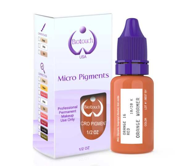 Biotouch MicrGel polishgment Orange Pigment Color Permanent Makeup Microblading Supplies Eyebrow Shading MicrGel polishgmentation