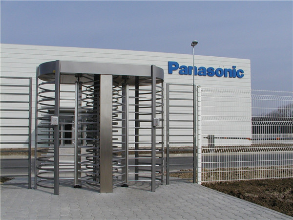 Solenoid Locking Full Height Turnstile Gate
