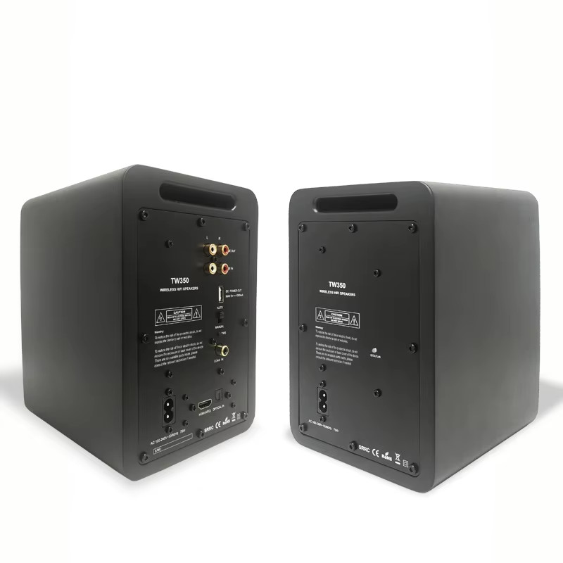 Bluetooth 5.0 Stereo Bookshelf Speakers Desktop TV PC Active Home Audio Speakers
