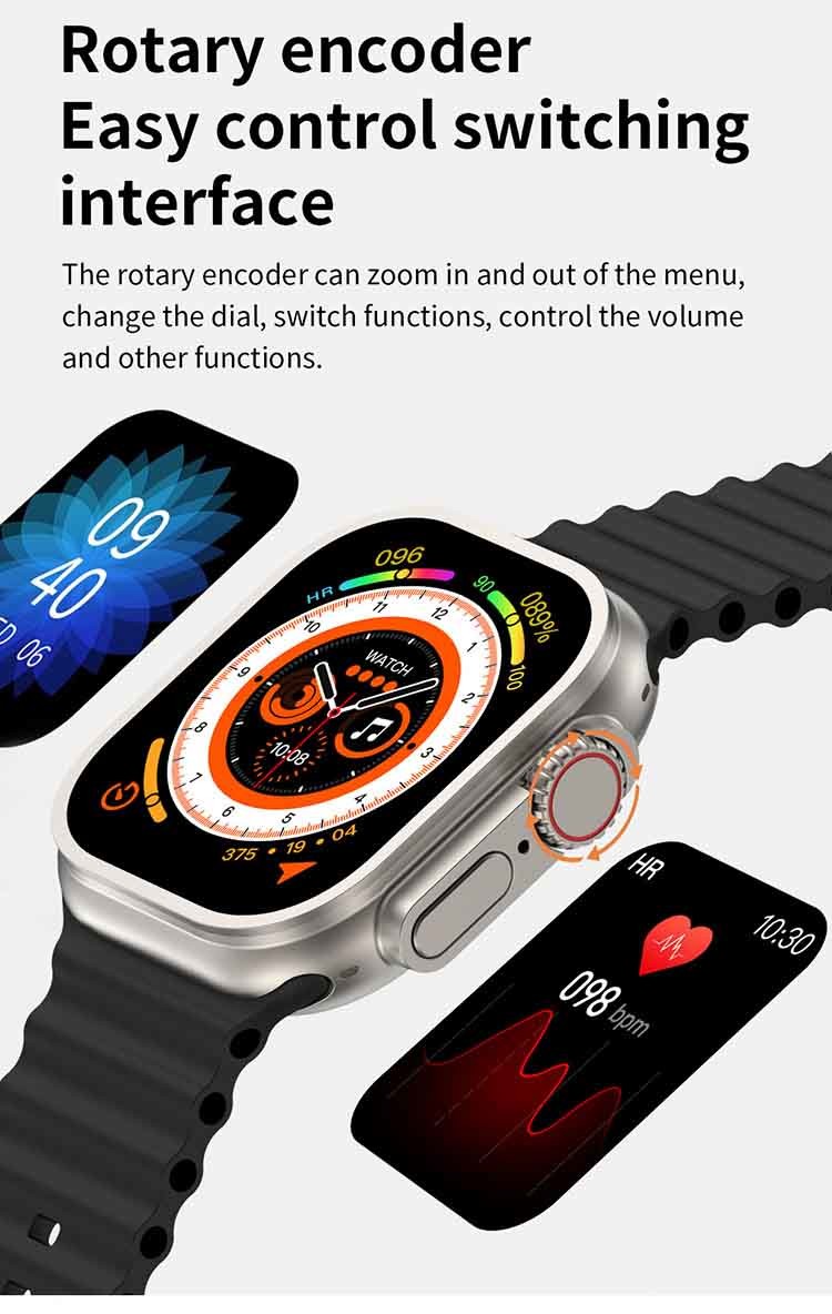 BT3.0 5.1BLE Smart Wristband Watch Z69 Ultra With Multiple Colour