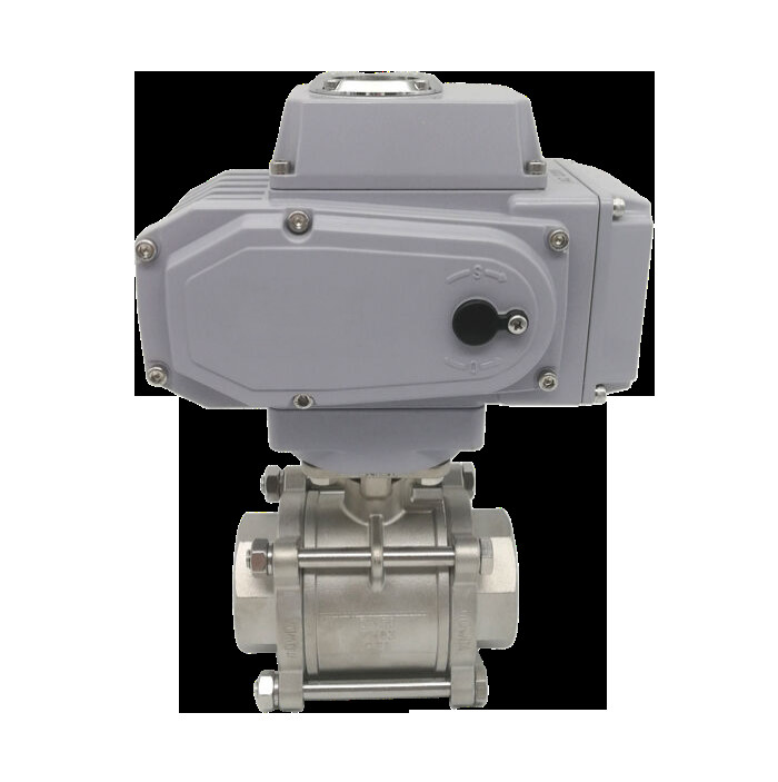 Electric Threaded Titanium Ball Valve for Chemical Processing Applications