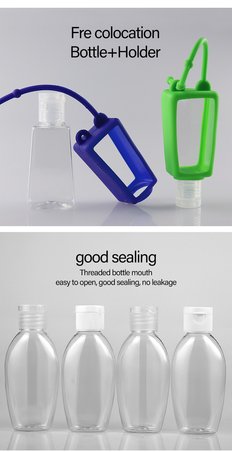 Liquid Soap Plastic Sanitizer Bottle Transparent Empty Hand Sanitizer Bottles