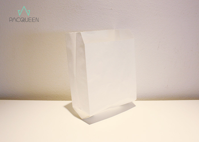 Two Side Sealed Flat Greaseproof Wrapping Paper Bags Packaging