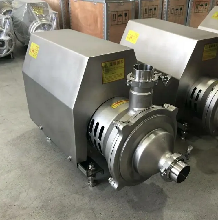 Sanitary Self-Priming Pump for Food Grade Safety Structure Water Media