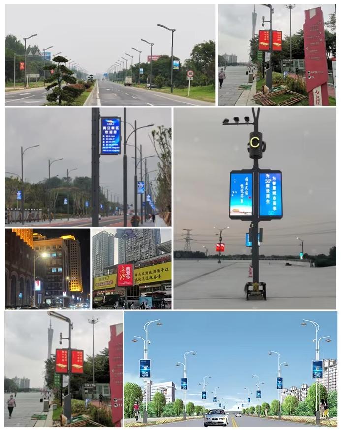 Smart Light Pole LED Display Screen