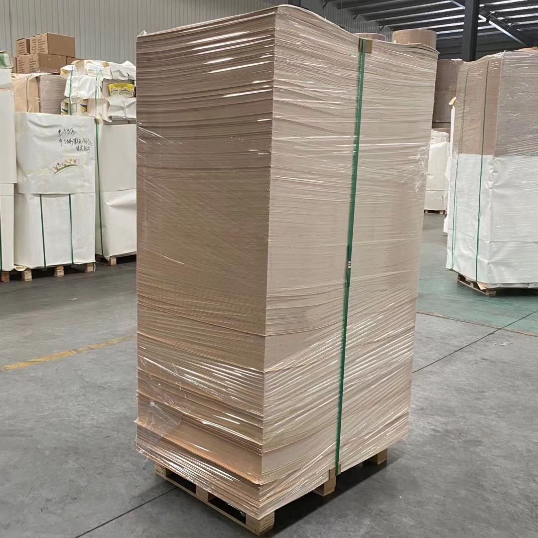 Oilproof PE Coated Kraft Paper 100% Virgin Wood Pulp For Bowl