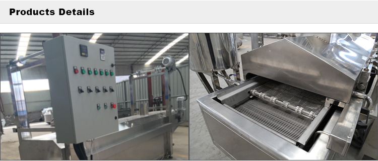 Industrial Automatic Fryer Machine Potato Chips French Fries Machine