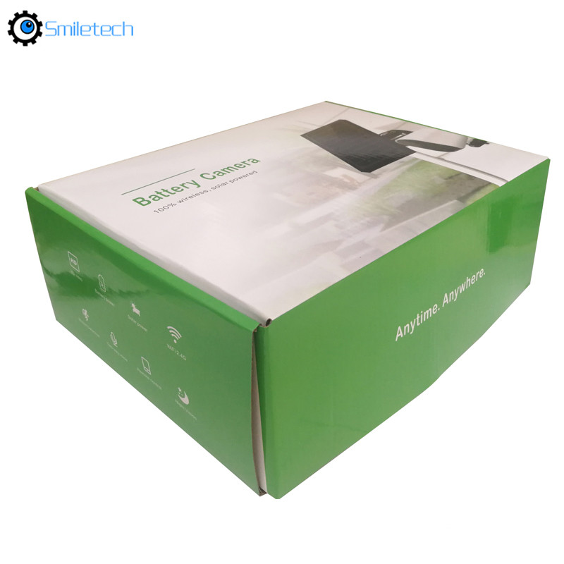 Waterproof TUYA 1080P Outdoor 2MP Bullet Camera PIR Motion Detection Low Power consumption solar Powered WIFI camera