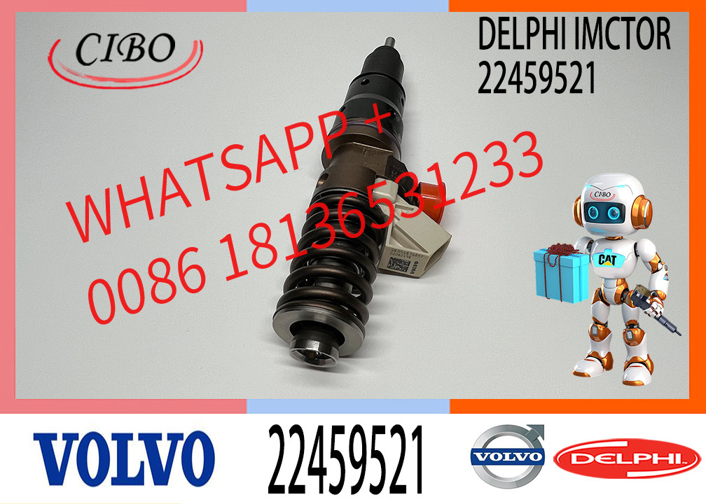Reman Fuel Injector 22459521 22450522 BEBJ1F11101 BEBJ1F11201 For VOL-VO Trucks FH 10.8L D11 Engine
