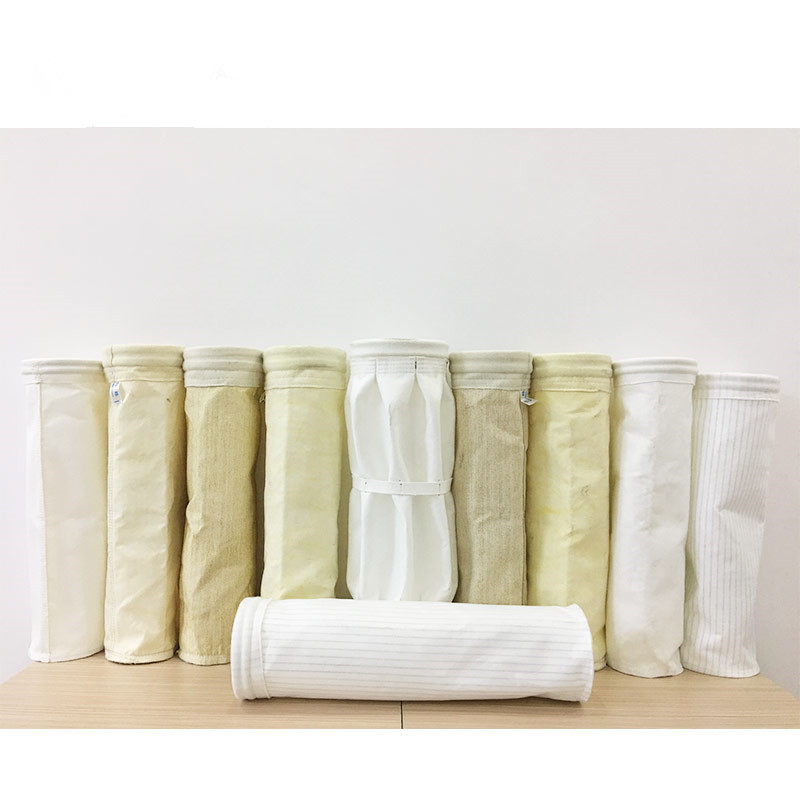 Polyester PPS Nomex P84 Star Pleated Filter Bag For Reversed Dust Collector