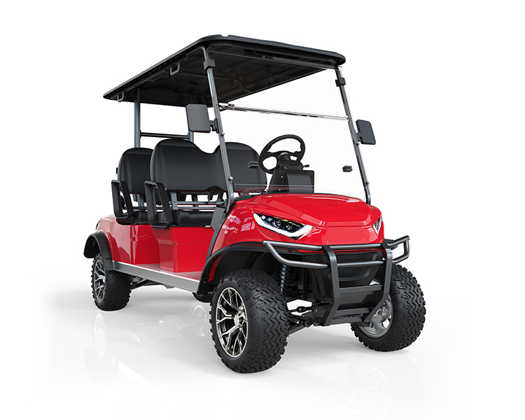 Max Speed 25-30km/h Front Disc Rear Disc Brake System NL-JY4.G 4 Passenger Electric Hunting Car Electric Golf Cart for Club