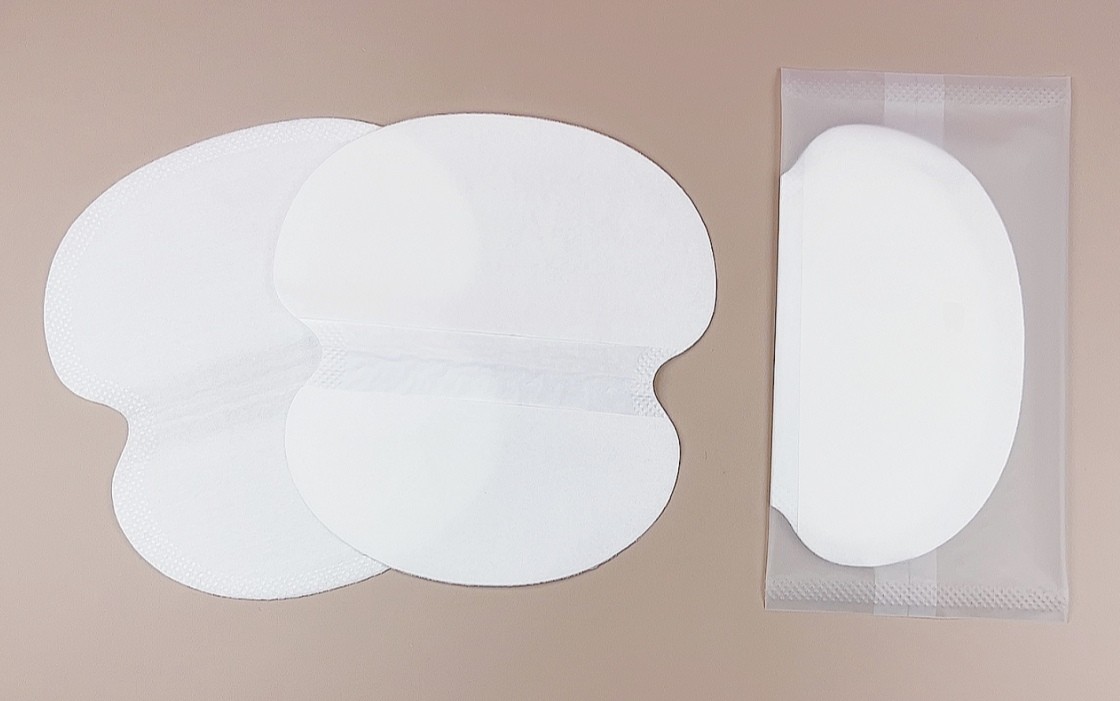 Hygienic Disposable Sweat Shields Non Woven Fabric For Travelling Office Sports Pads