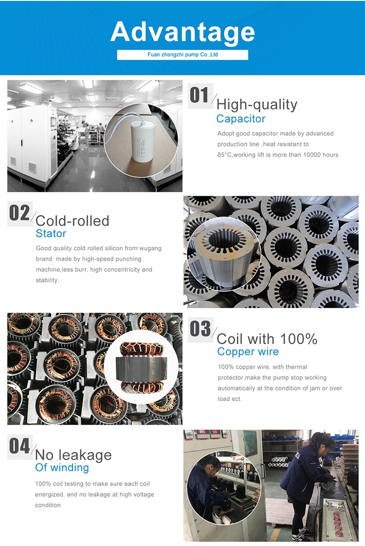 50Hz 0.75KW 1HP 1440rpm Single-Phase Capacitor-Start Run Asynchronous Induction Motor 220V/230V AC Volta 60Hz Frequency Rated Power