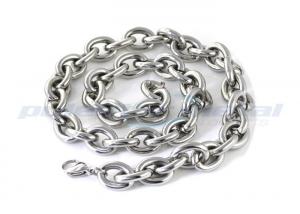 China Custom Specialty Hardware Fasteners , Welded SUS316 Stainless Steel Twisted Link Chain DIN 764 on sale